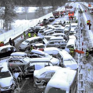 Плохая видимость привела к массовому ДТП в Тольятти