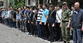 Школьники Кисловодска проходят военно-полевые сборы