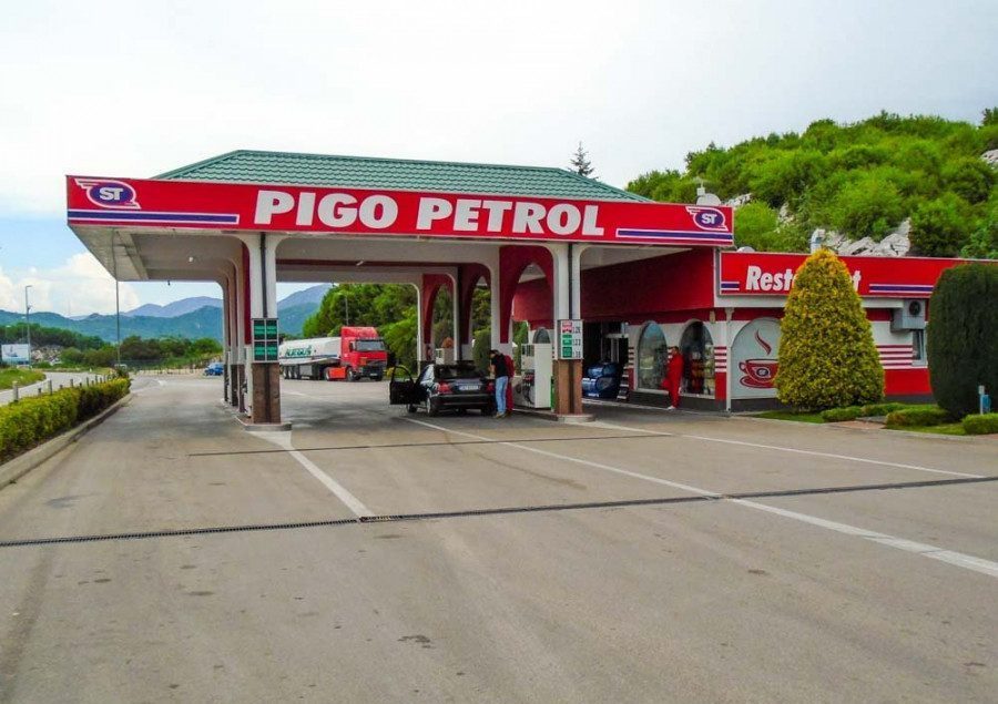стоимость бензина в Черногории в 2018 году
