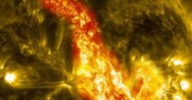 Астрономами обнаружен на Солнце огромнейший «Огненный каньон»
