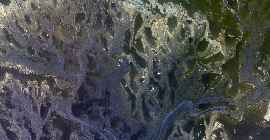 «Роскосмос» показал фото древней реки на Марсе