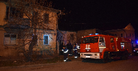 В Кисловодске 07.04.2019 года в 21:00 в жилом доме произошло возгорание