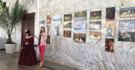 В Нарзанной галерее Кисловодска стартовала фотовыставка «Время Лермонтова. Элегантная эпоха»