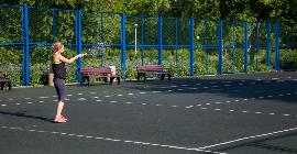 В Тимирязевском районе перестали пускать на бесплатную теннисную площадку