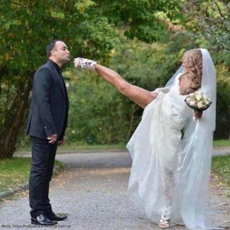 Невеста смешно