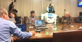 Российский робот выступил в Национальном Конгрессе Чили