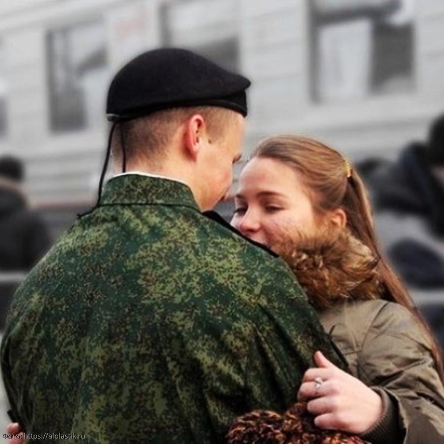 Солдат и девушка фото