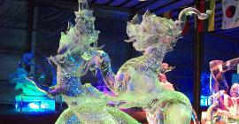 Харбинский международный фестиваль снежных и ледяных скульптур в Москве