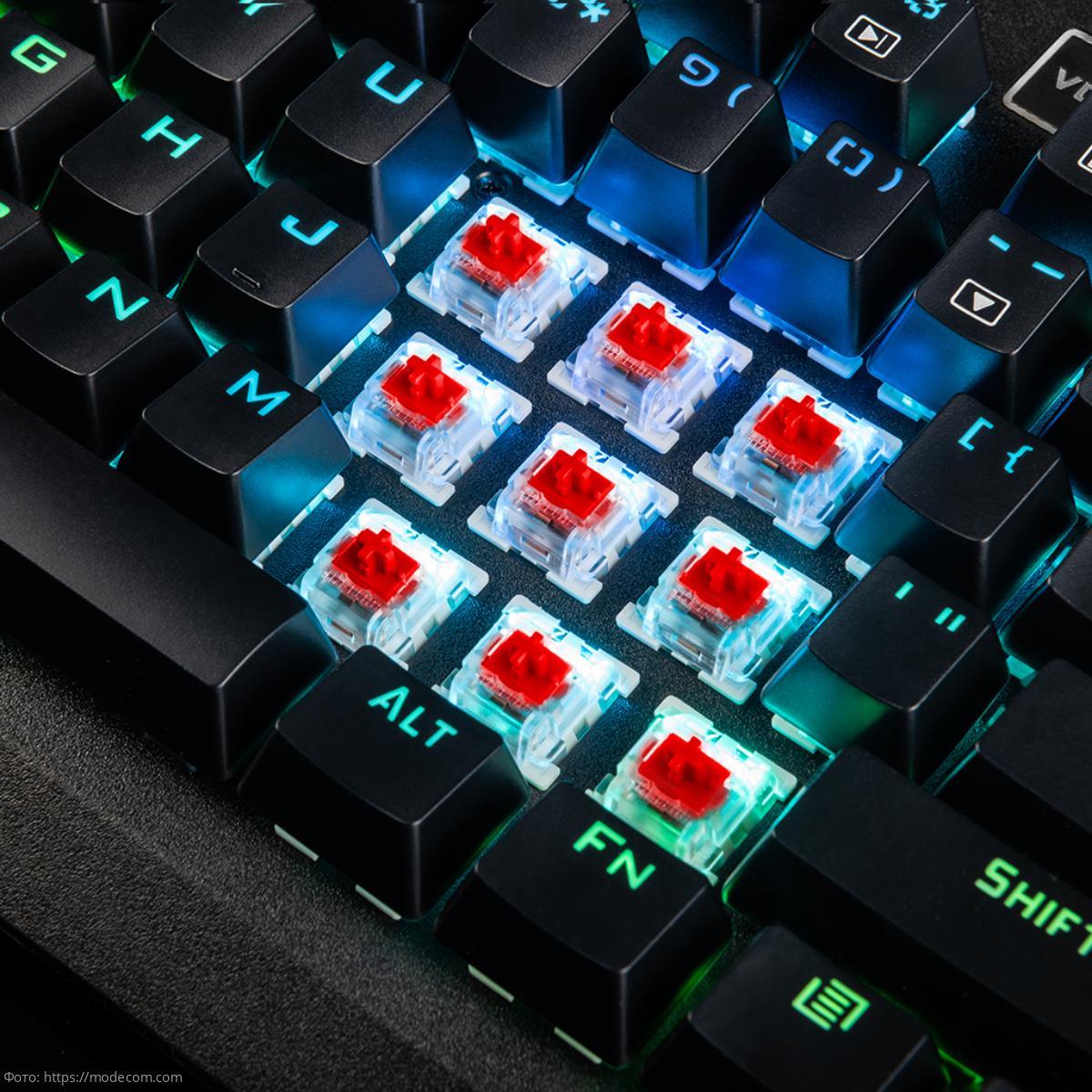 Отличие клавиатур. Клавиатура Modecom Volcano Hammer RGB Red Switch. Outemu Red клавиатуры. Механическая Outemu Red клавиатура. Клавиатура Volcano Mechanical Hammer RGB.