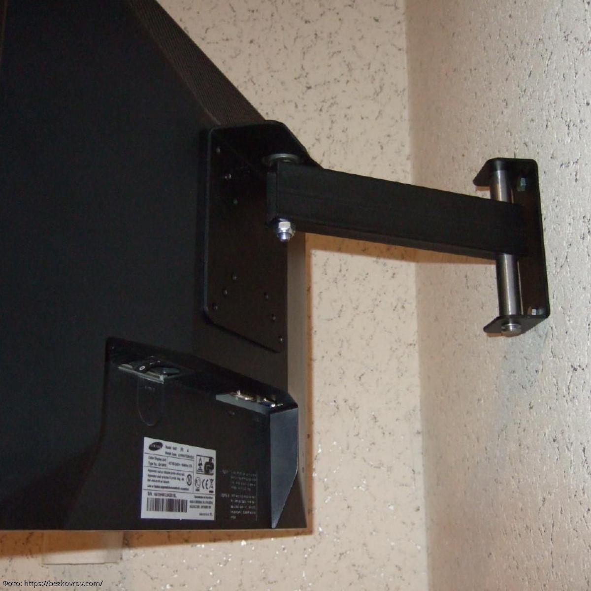 Как сделать крепление для телевизора на стену своими руками или самодельный кронштейн