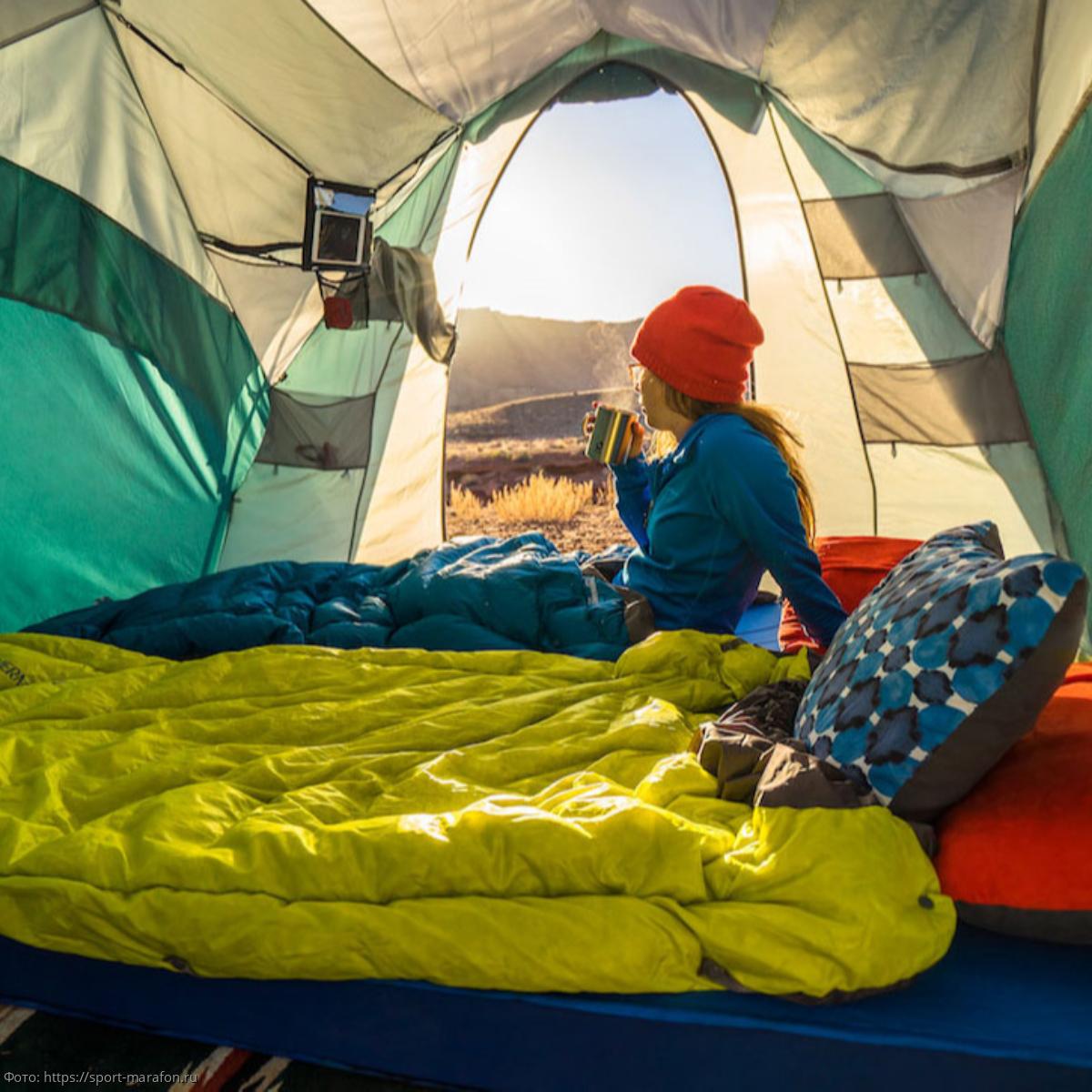 Тест надувных матрасов для палаток