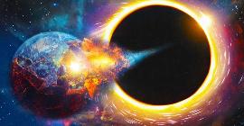 Может ли черная дыра поглотить Землю?