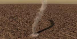 Ученые впервые зафиксировали звук пылевого вихря на Марсе