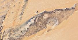 Глаз Сахары – геологическая головоломка, которую можно увидеть только из космоса