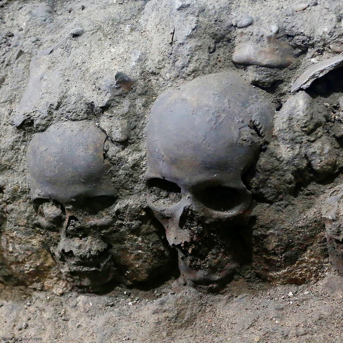 В башне из черепов в Теночтитлане (Ацтеки) треть жертв составляли женщины
