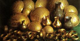 В легендарном золотом кладе Вильены находятся предметы, изготовленные из внеземного материала