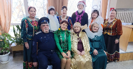 Народный казачий ансамбль ''Долина'' выступил на новогоднем вечере поэтического клуба ''Орфей''