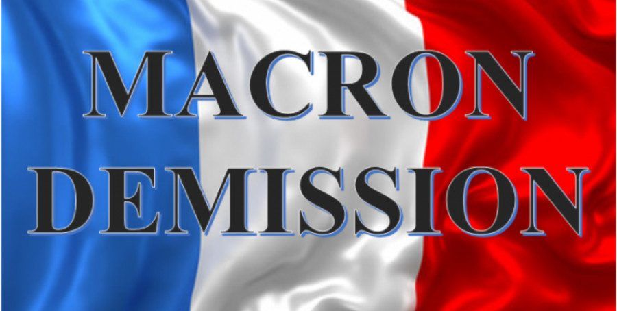 отставка президента Франции Макрона