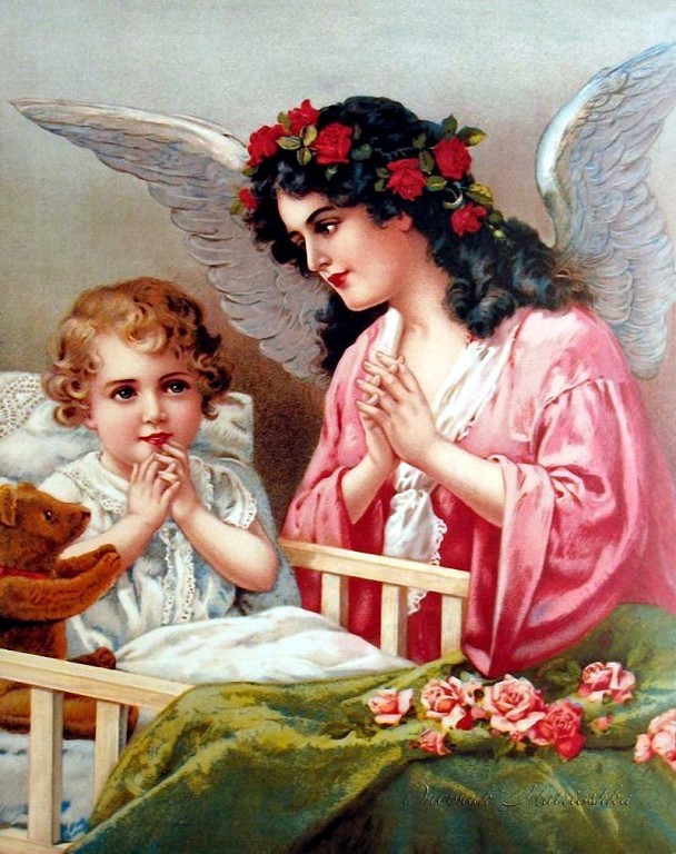 ангел и ребенок