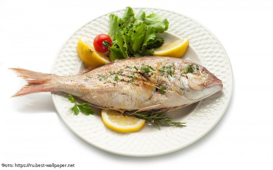 рыба жареная 
