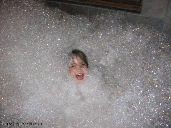 Купание Пена