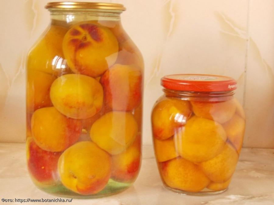 персики в сиропе 