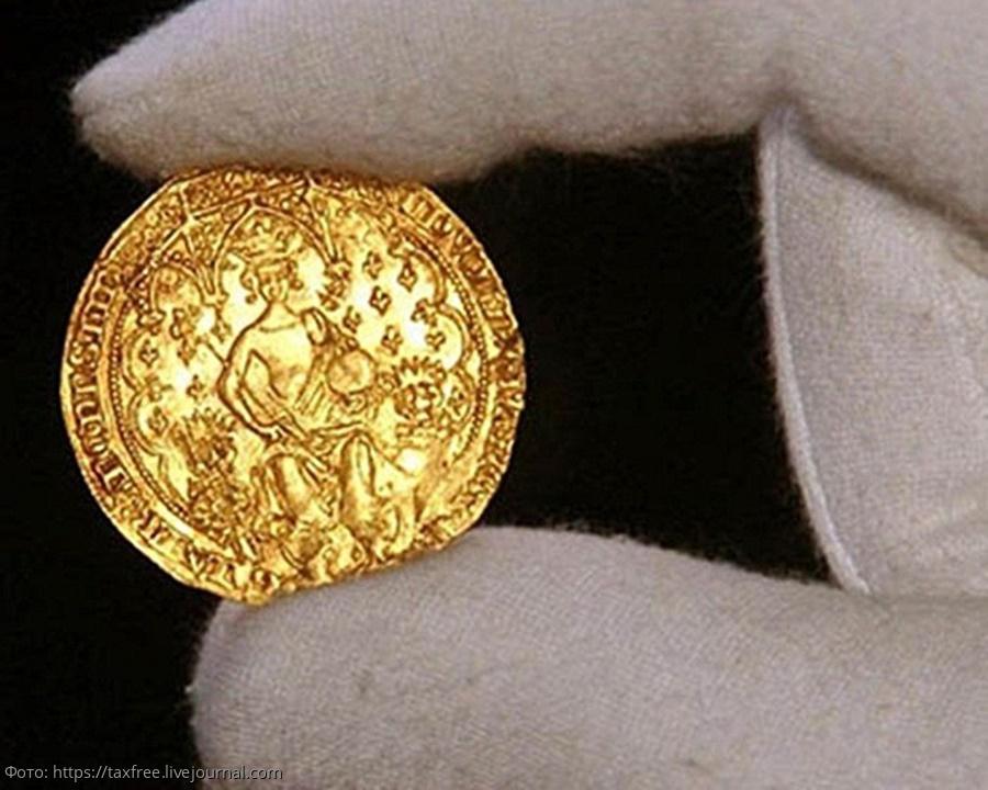 Монета 1343 год