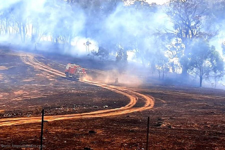 Австралия пожар дорога