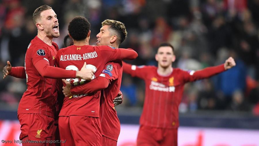 Ливерпуль лидирует на чемпионате Англии по футболу 2019-2020 Футбол