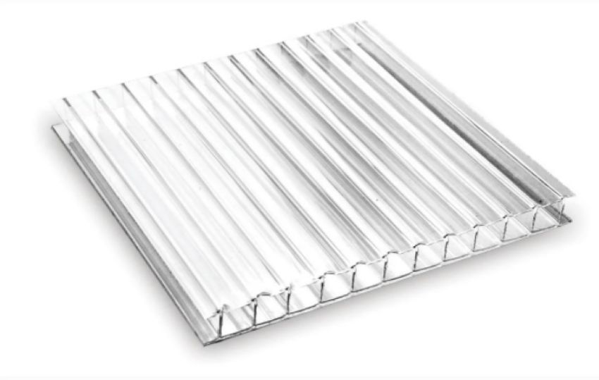 Сотовый поликарбонат 4 мм прозрачный Novattro 2,1х6м/12м (0,75кг/м2) поликарбонат 4 мм прозрачный Novattro