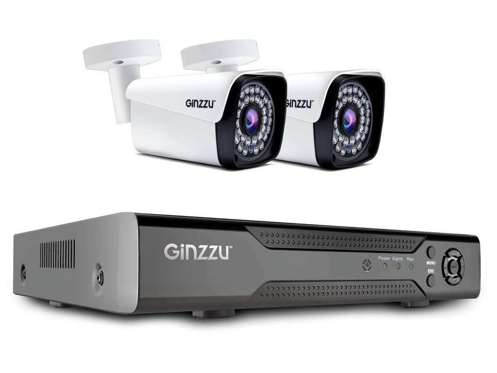 Комплект видеонаблюдения GINZZU HK-421N