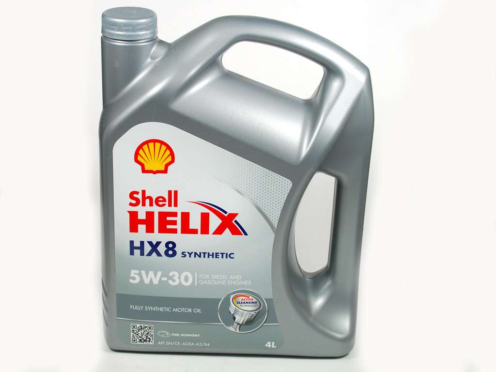 Моторное масло SHELL Helix HX8 Synthetic 5W-30 4 л