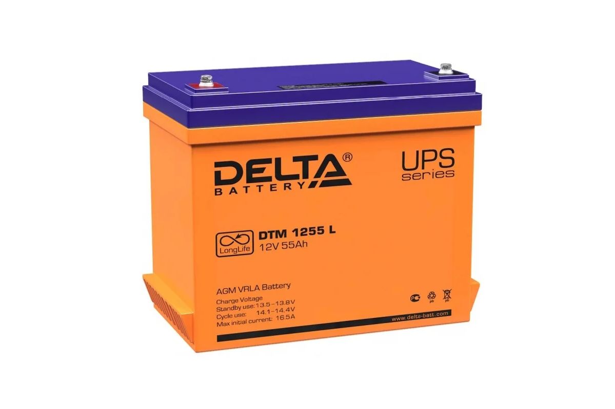 DELTA Battery DTM 1255 L