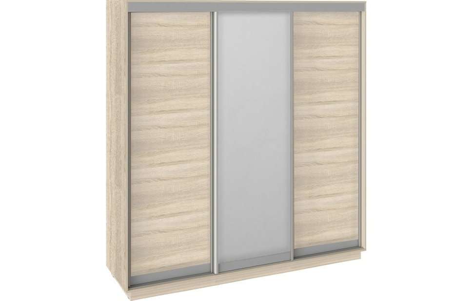 Шкаф-купе для спальни ТриЯ Румер 3-х дверный (2 зеркала)
