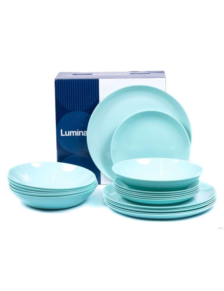 Столовый сервиз Luminarc Diwali Light Turquoise Р2963, 6 персон