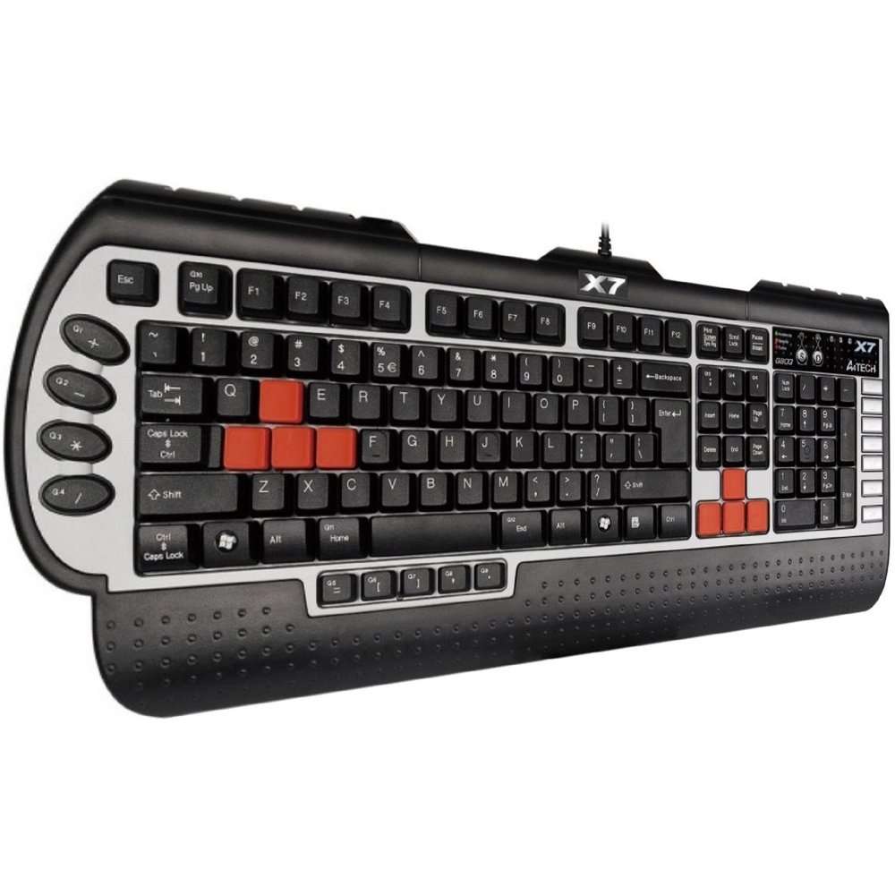 Игровая клавиатура A4Tech X7-G800 Black-Silver PS/2