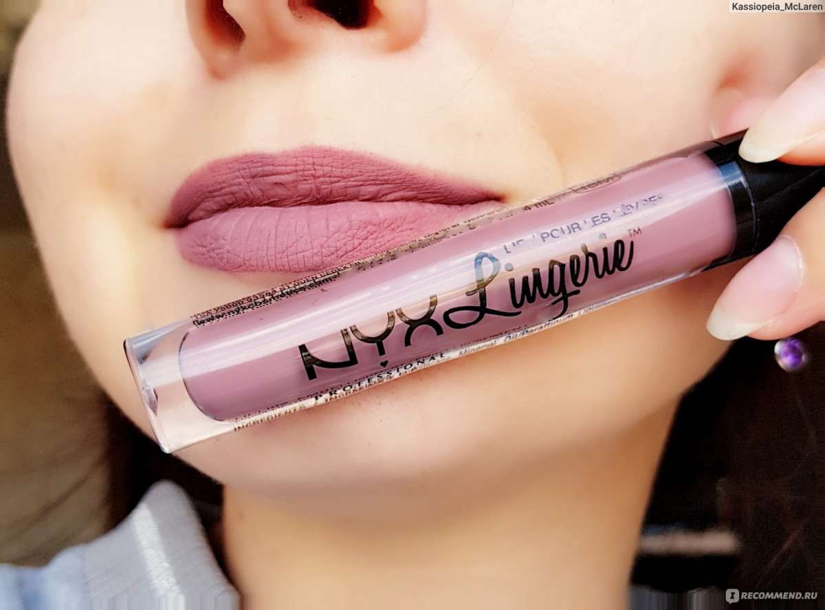 NYX professional makeup жидкая губная помада Lip Lingerie Lipstick Matte