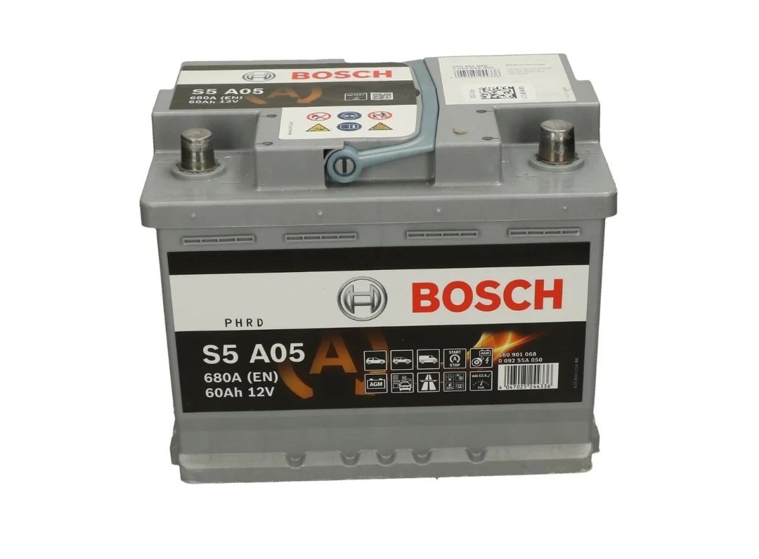 Автомобильный аккумулятор Bosch S5 A05 AGM