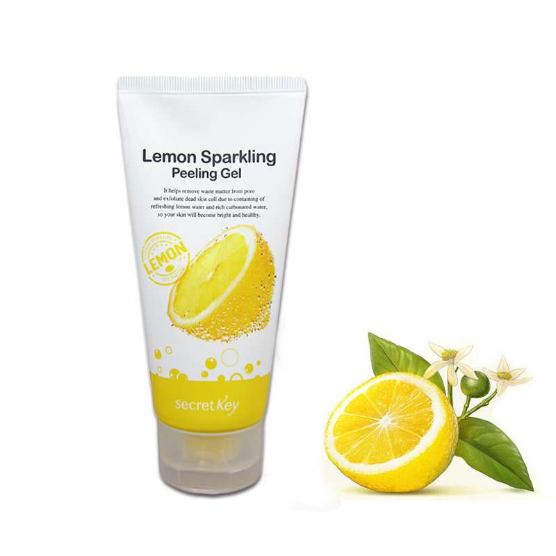 Secret Key пилинг-скатка для лица Lemon sparkling peeling gel