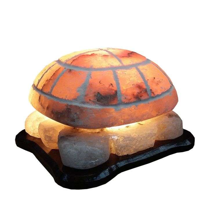 Солевая лампа Черепаха 200*180*150мм 4-6кг, свечение голубое