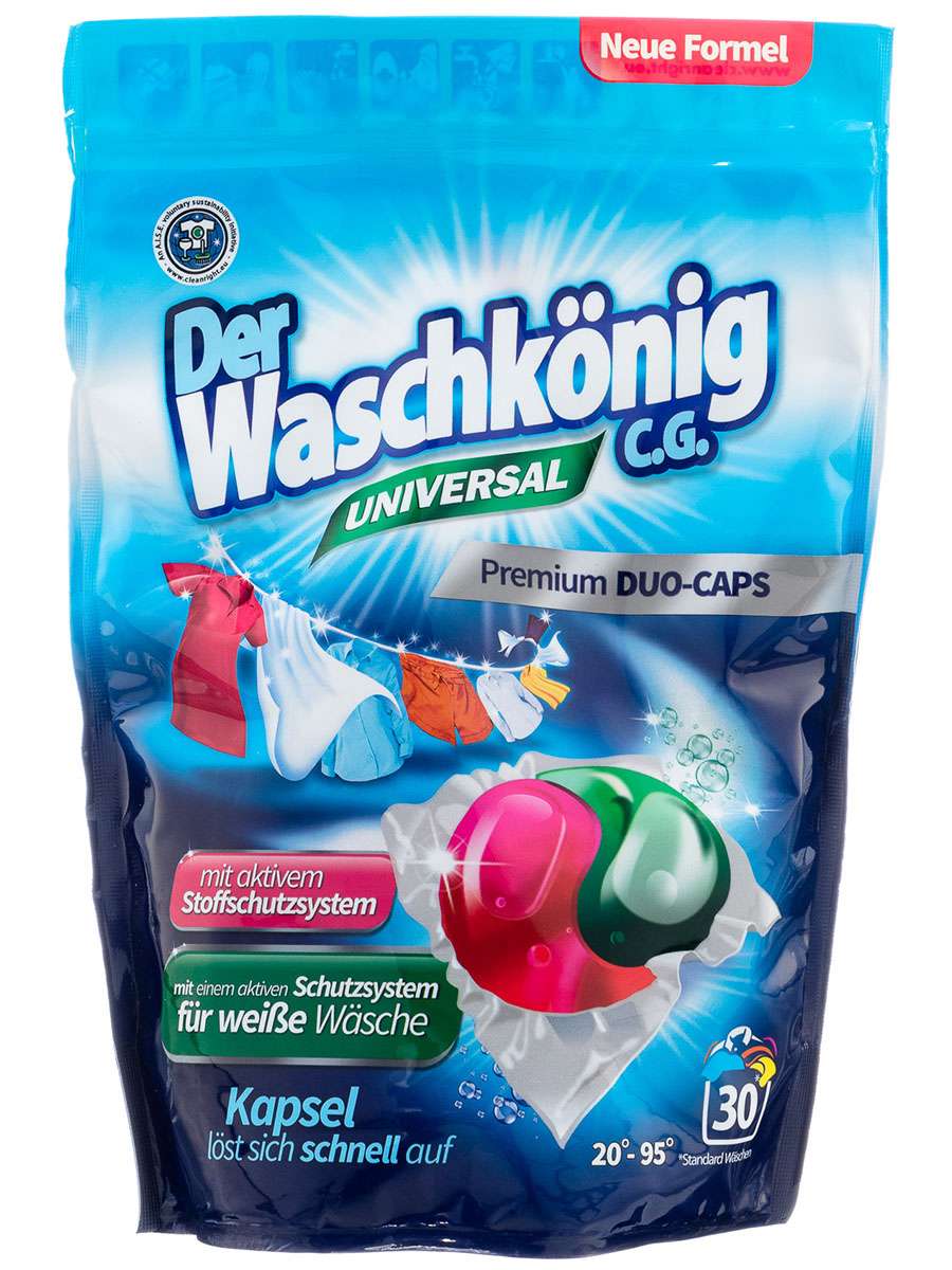 Waschkonig капсулы Premium Duo Caps Universal универсальные
