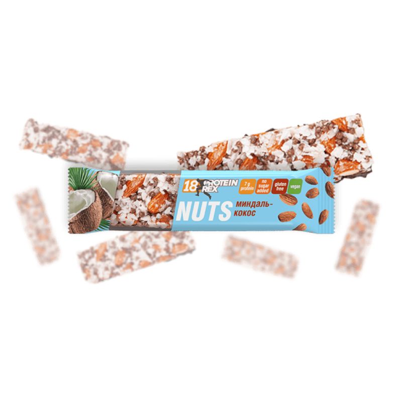 ProteinRex Nuts, 40 g (миндаль кокос)