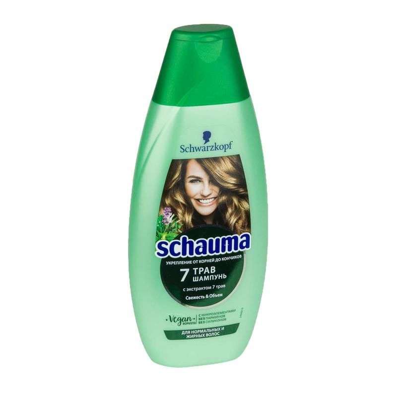 Schauma шампунь 7 трав для нормальных и жирных волос