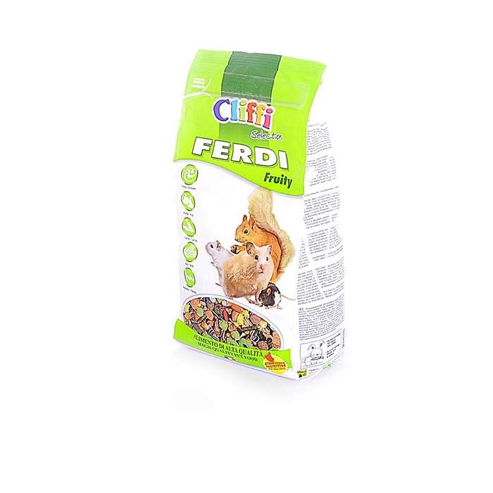 Корм для хомяков, белок, мышей и песчанок Cliffi Selection Ferdi Fruity