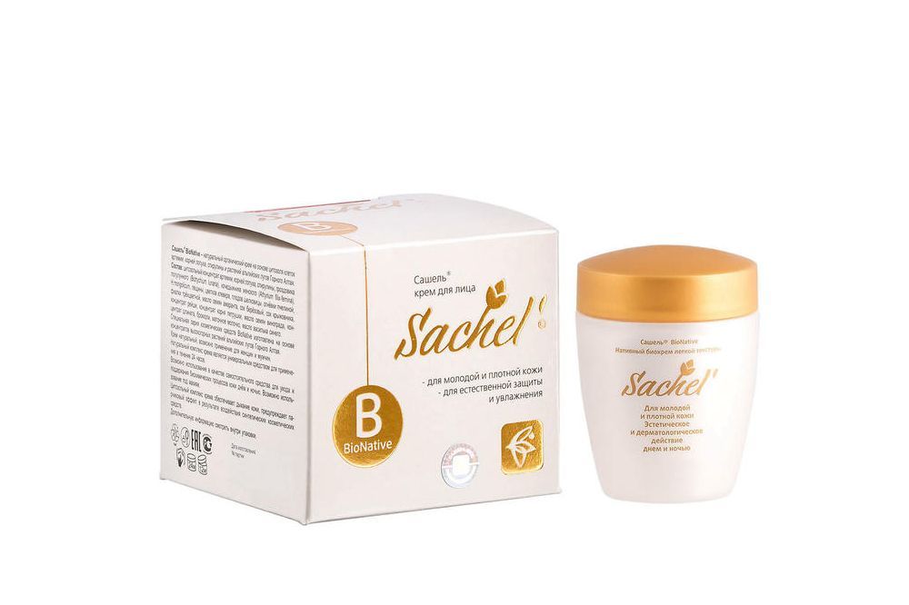 Крем для лица «Сашель» BioNative, увлажнение