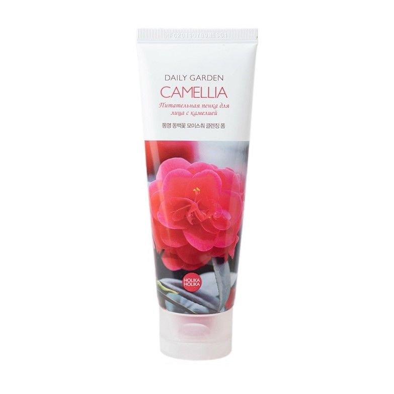 Holika Holika очищающая пенка для лица с камелией Daily Garden Camellia Moisture Cleansing Foam from Tongyeong