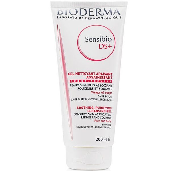 Bioderma гель пенящийся очищающий Sensibio DS+