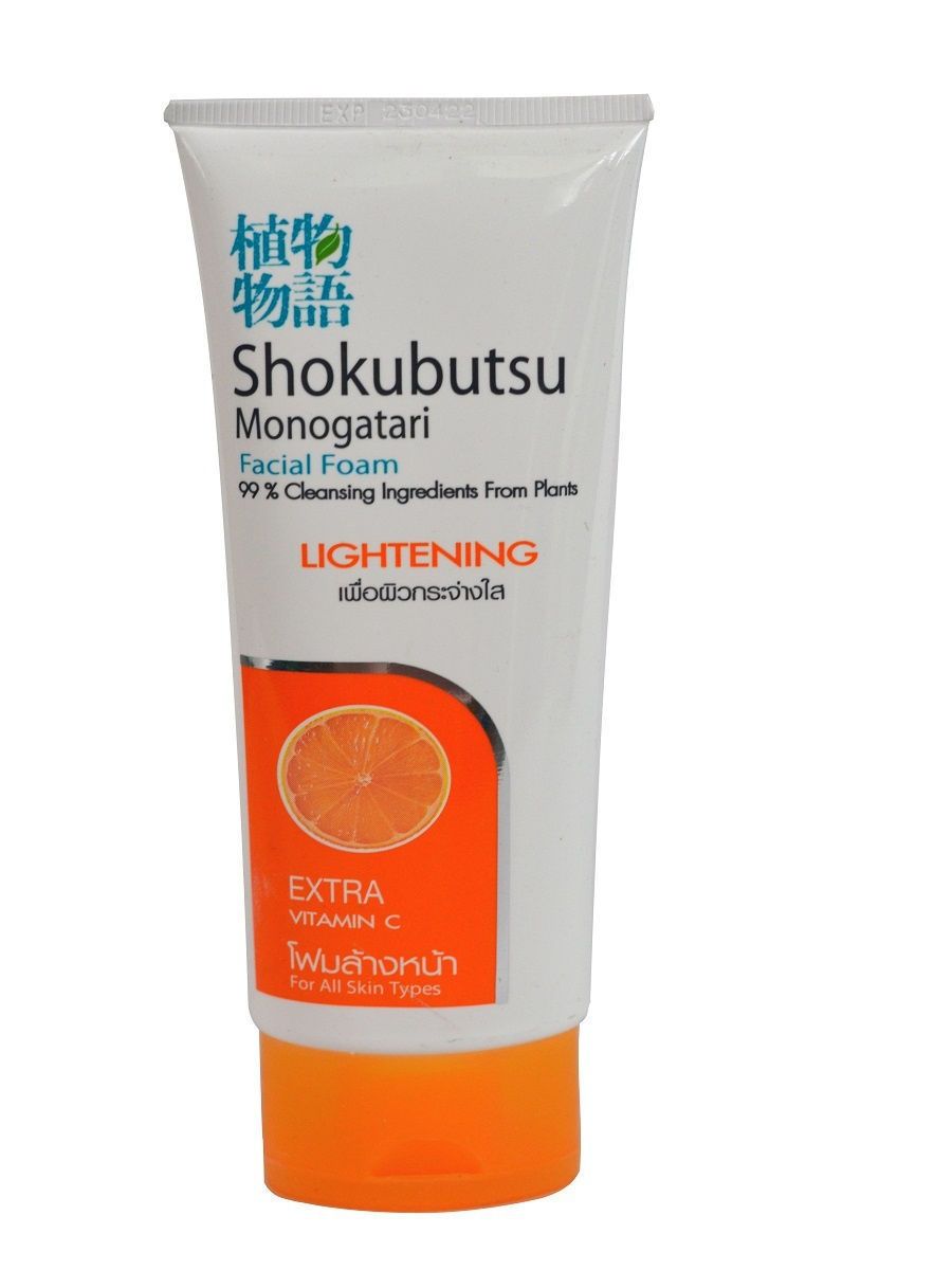 Shokubutsu пенка для умывания для сухой и нормальной кожи Апельсин