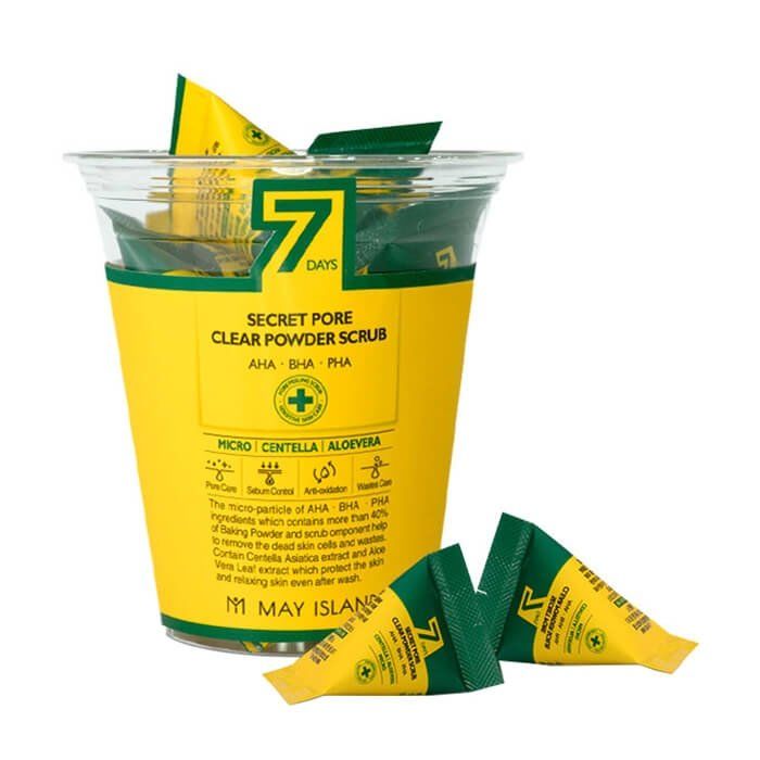MAY ISLAND Скраб для лица 7 Days Secret Pore Clear Powder Scrub