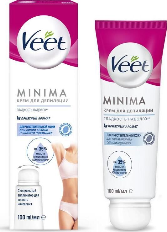 Veet Minima крем для депиляции для чувствительной кожи 100 мл